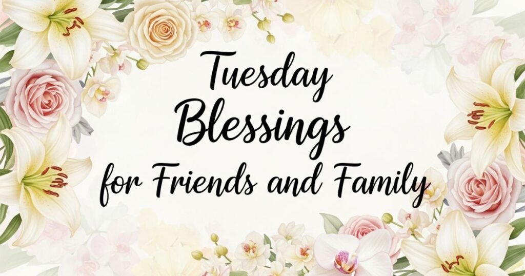 Tuesday Blessings for Friends and Family