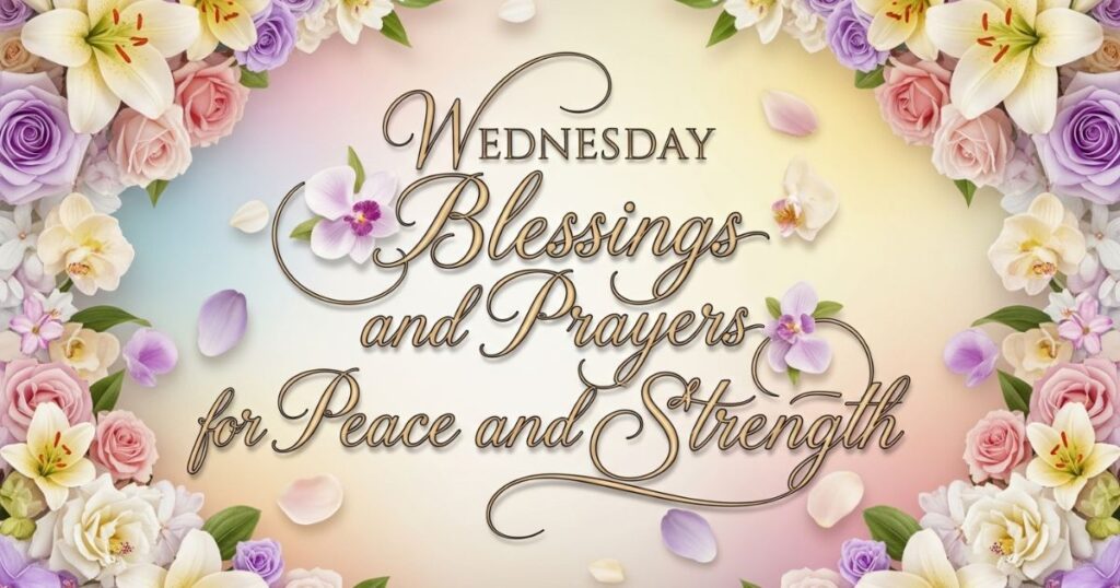 Wednesday Blessings and Prayers for Peace and Strength