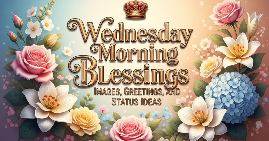 Wednesday Morning Blessings Images, Greetings, and Status Ideas
