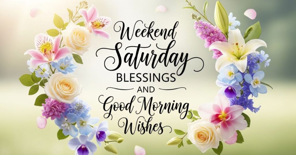 Weekend Saturday Blessings and Good Morning Wishes