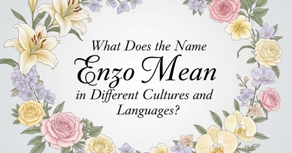 What Does the Name Enzo Mean in Different Cultures and Languages
