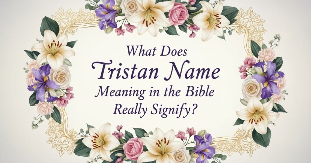 What Does Tristan Name Meaning in Bible Really Signify?