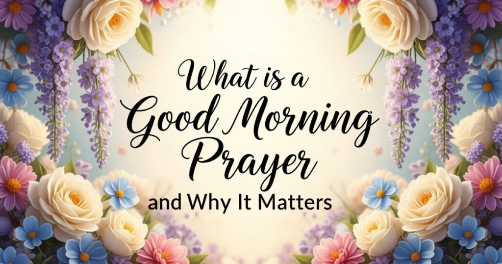 What is a Good Morning Prayer and Why It Matters