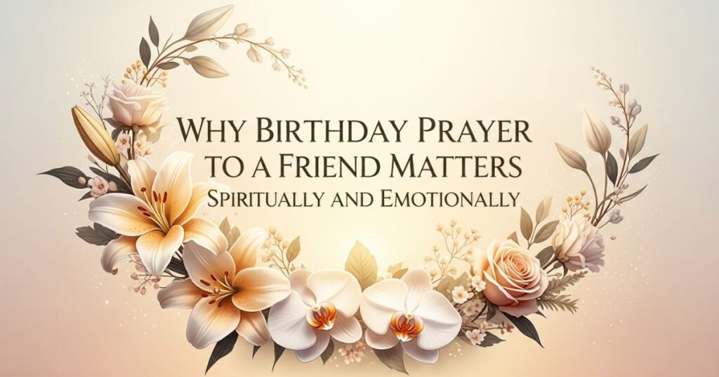 Why Birthday Prayer to a Friend Matters Spiritually and Emotionally
