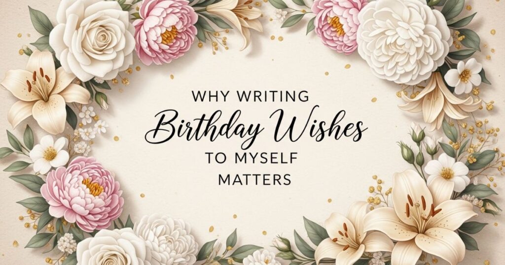 Why Writing Birthday Wishes to Myself Matters