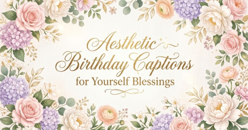 Aesthetic Birthday Captions for Yourself Blessings