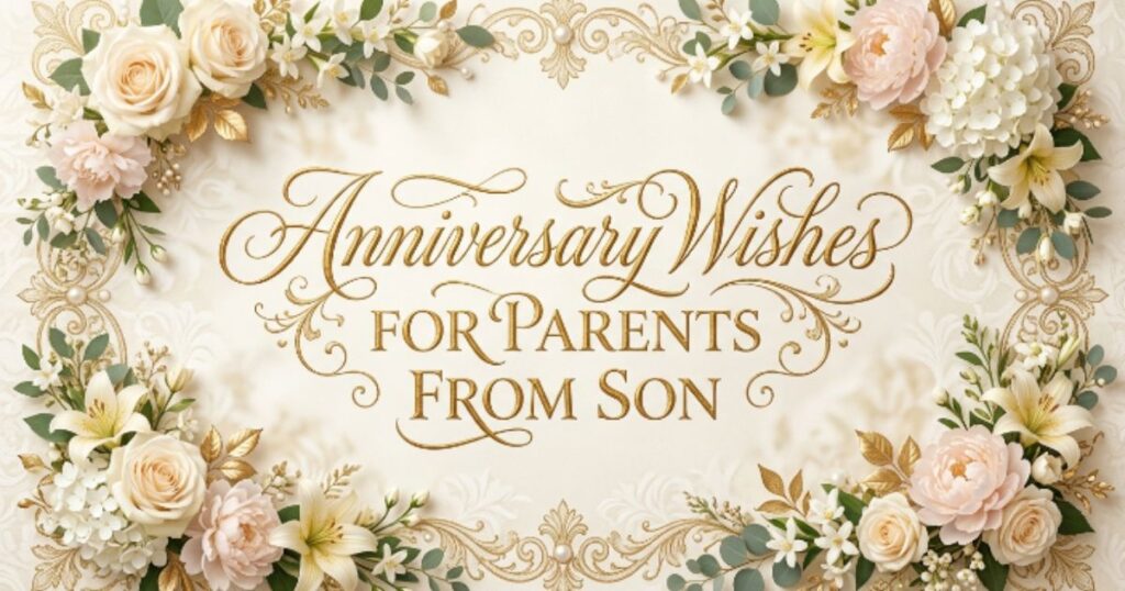 Anniversary Wishes for Parents From Son