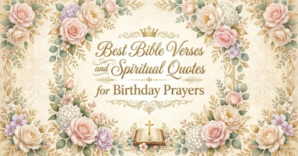 Best Bible Verses and Spiritual Quotes for Birthday Prayers