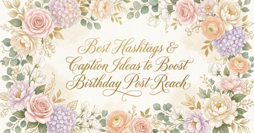 Best Hashtags & Caption Ideas to Boost Birthday Post Reach