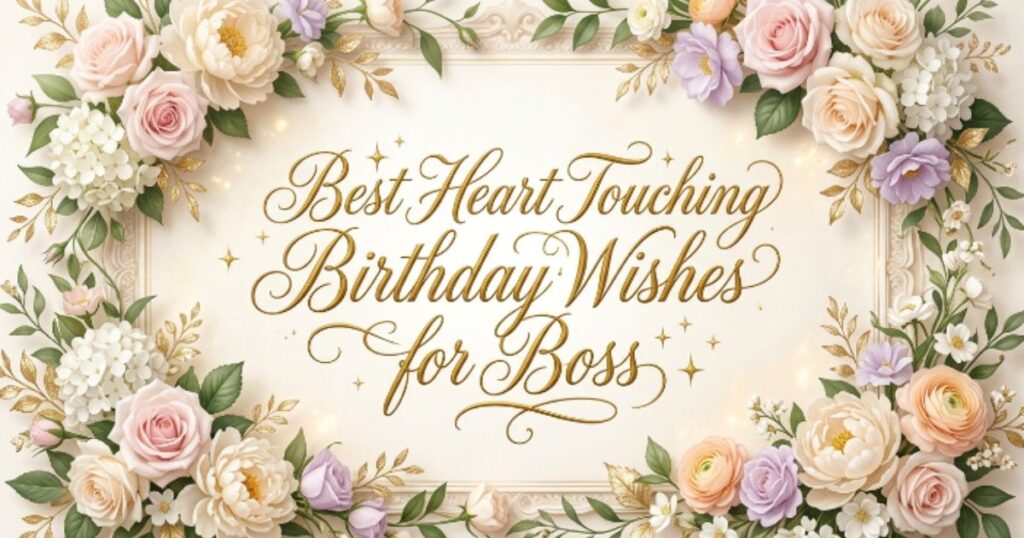 Best Heart Touching Birthday Wishes for Boss