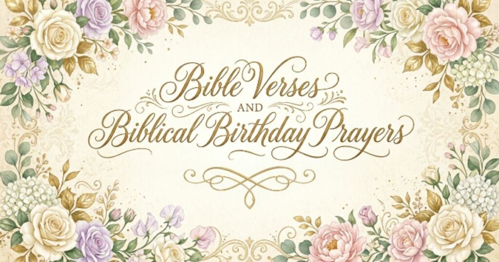 Bible Verses and Biblical Birthday Prayers