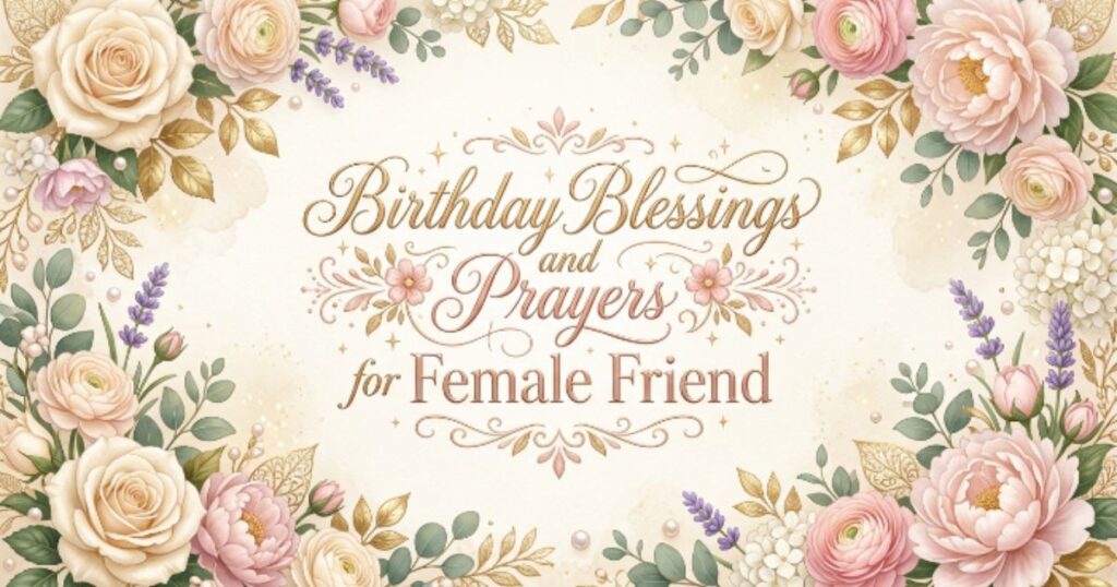 Birthday Blessings and Prayers for Female Friend