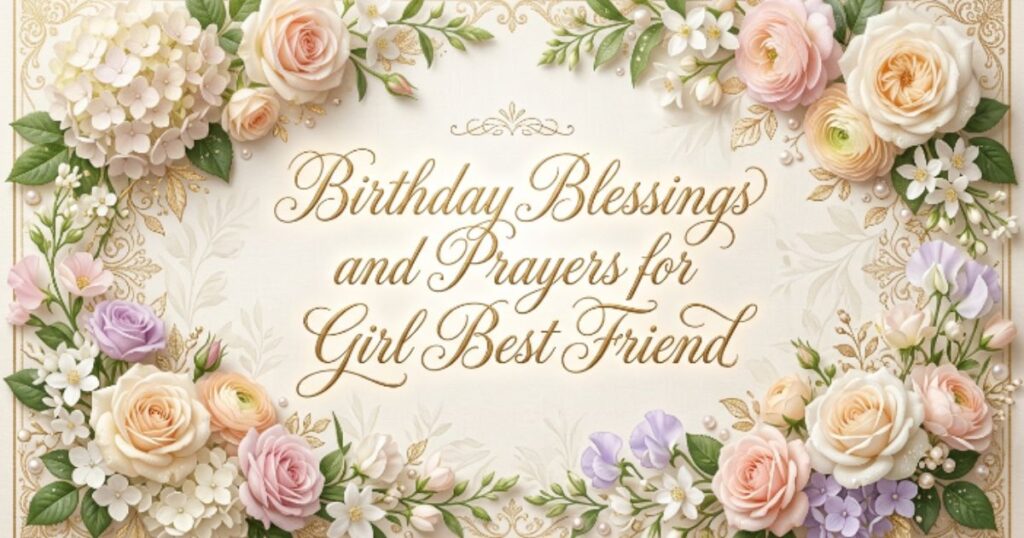 Birthday Blessings and Prayers for Girl Best Friend