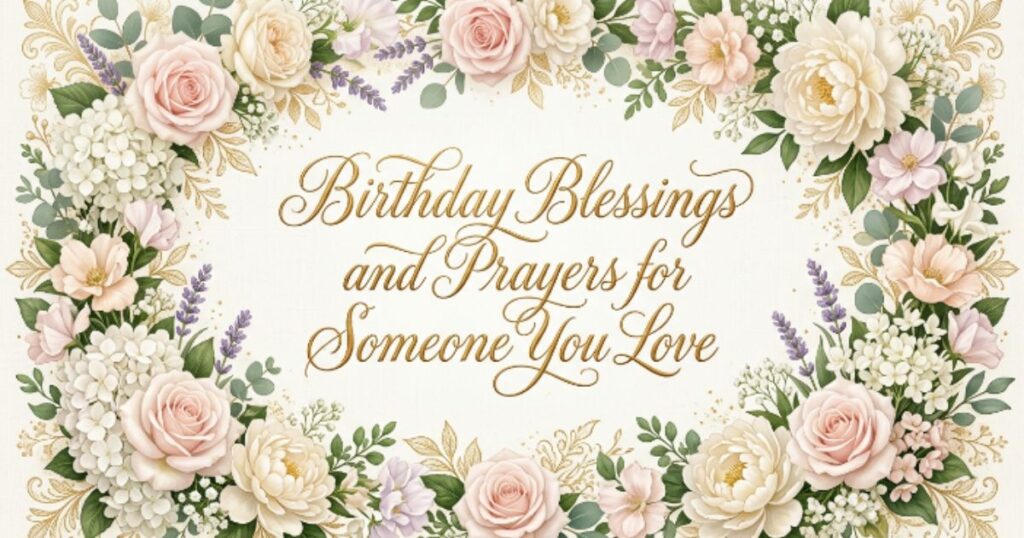 Birthday Blessings and Prayers for Someone You Love
