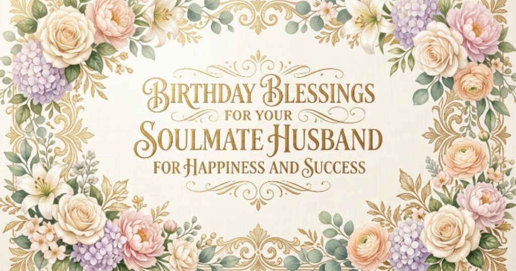 Birthday Blessings for Your Soulmate Husband for Happiness and Success