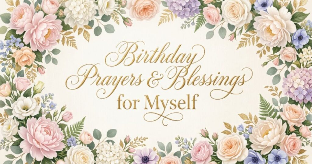 Birthday Prayers & Blessings for Myself