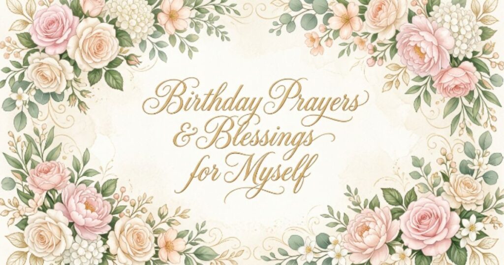 Birthday Prayers & Blessings for Myself