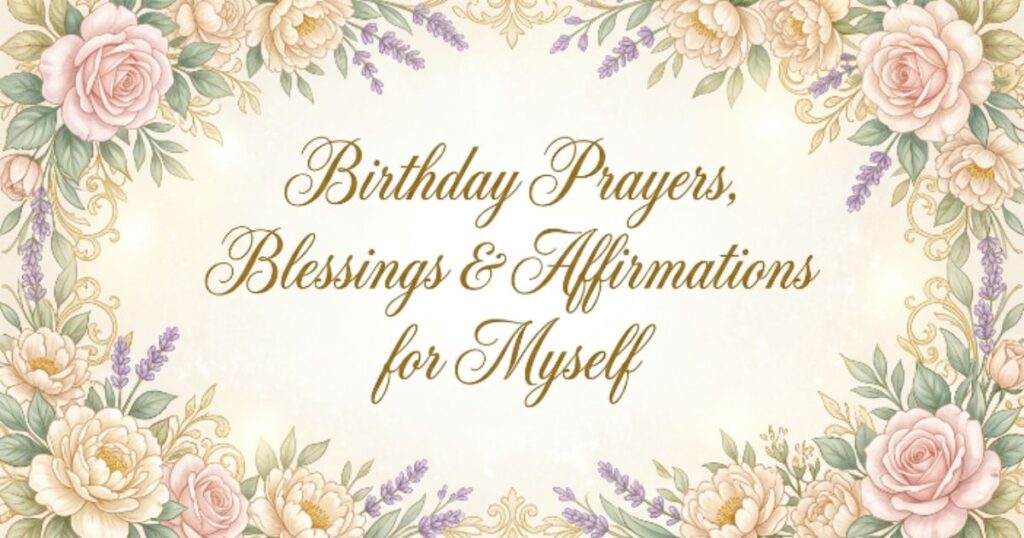 Birthday Prayers, Blessings & Affirmations for Myself