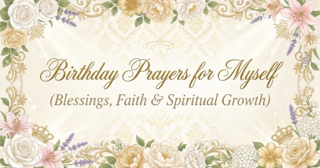 Birthday Prayers for Myself (Blessings, Faith & Spiritual Growth)