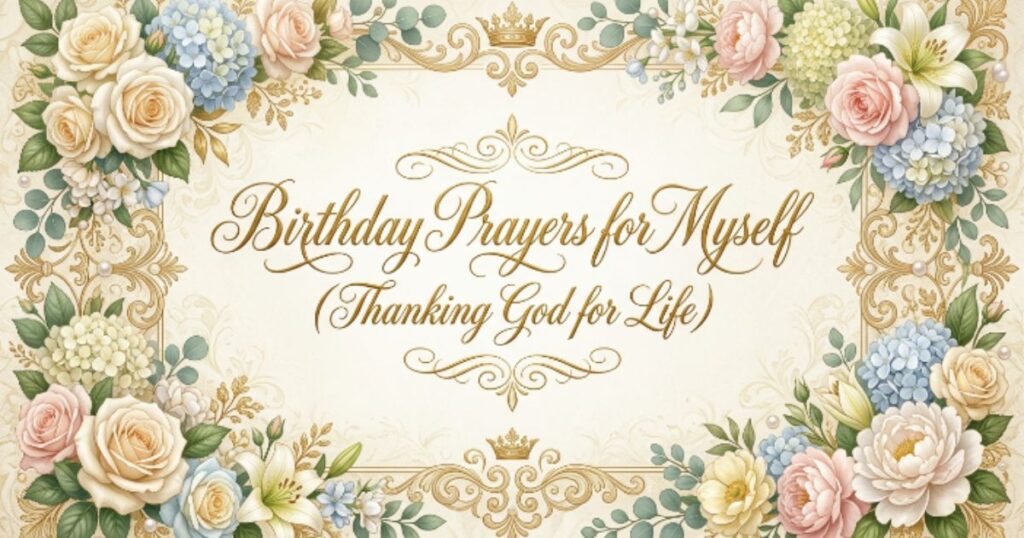Birthday Prayers for Myself (Thanking God for Life)