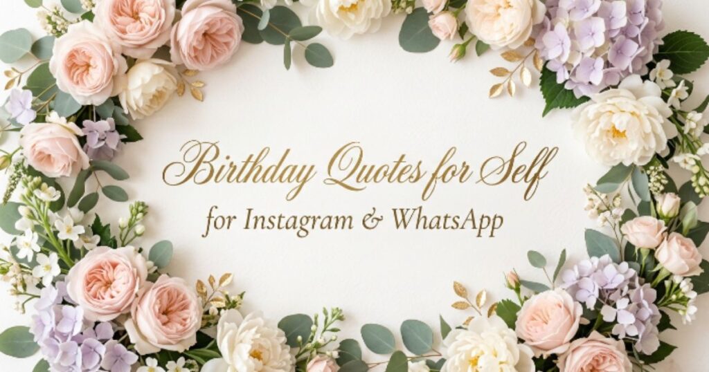 Birthday Quotes for Self for Instagram & WhatsApp