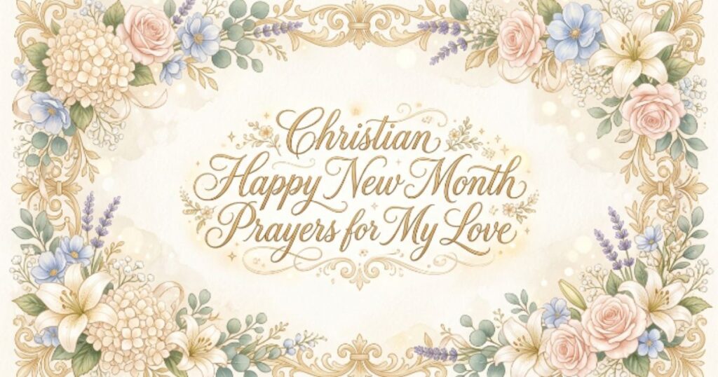 Christian Happy New Month Prayers for My Love
