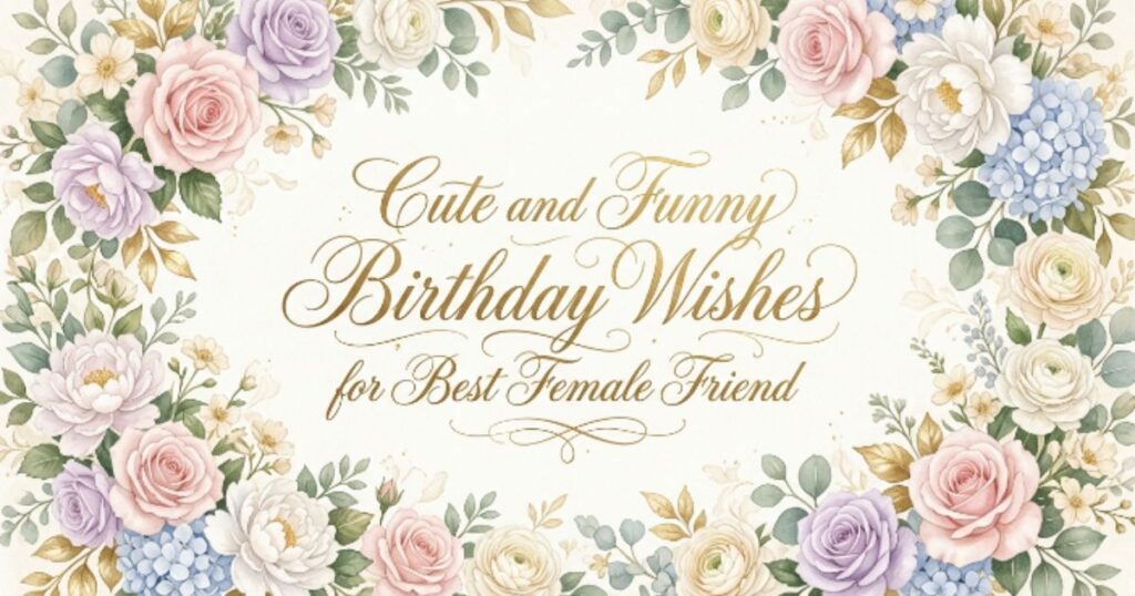 Cute and Funny Birthday Wishes for Best Female Friend