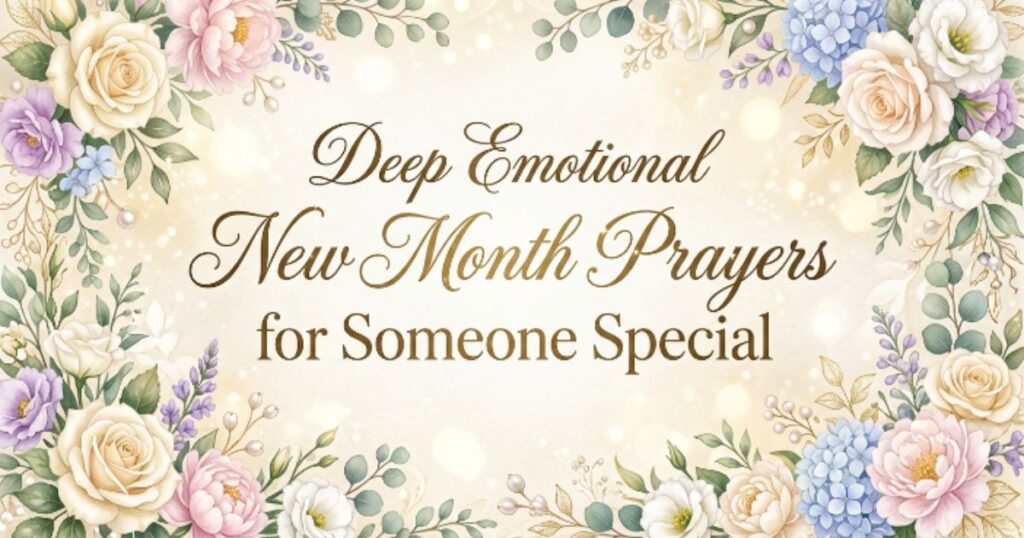 Deep Emotional New Month Prayers for Someone Special