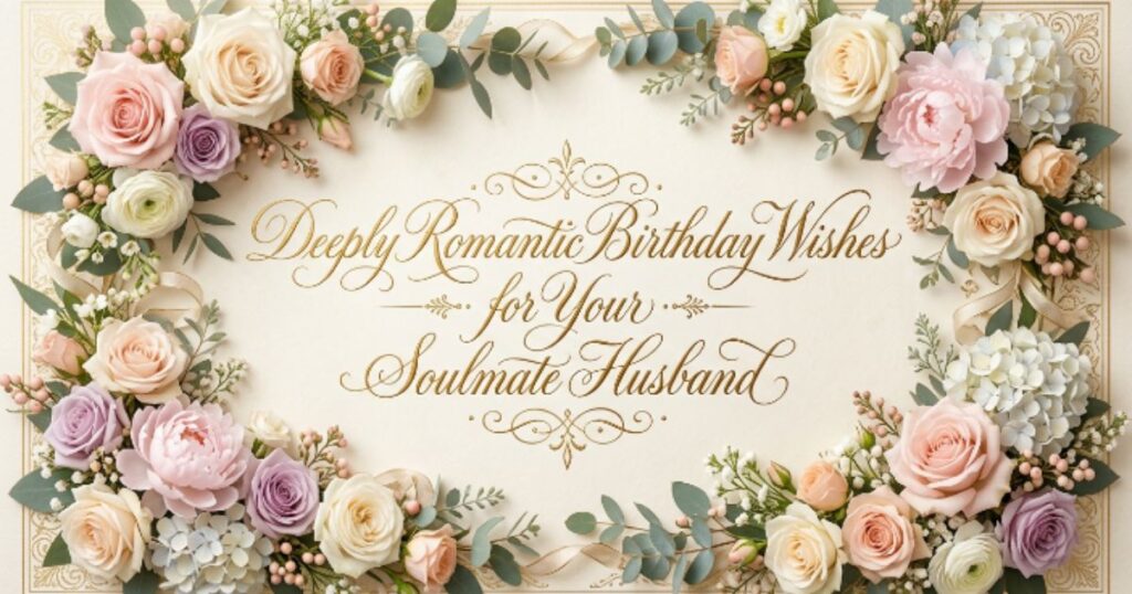 Deeply Romantic Birthday Wishes for Your Soulmate Husband