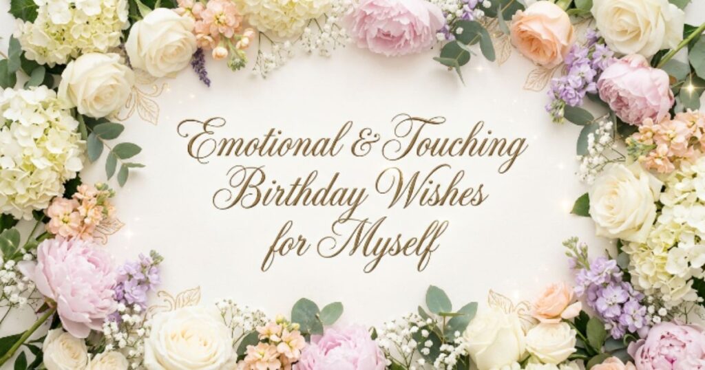 Emotional & Touching Birthday Wishes for Myself