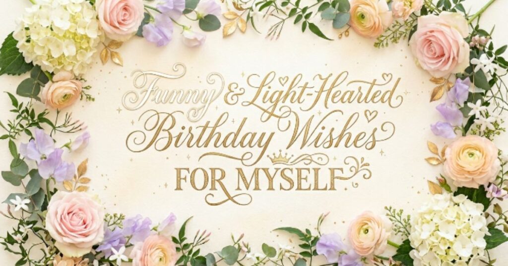 Funny & Light-Hearted Birthday Wishes for Myself