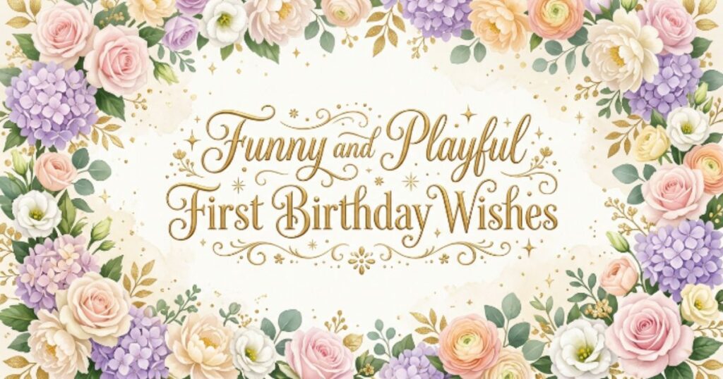 Funny and Playful First Birthday Wishes