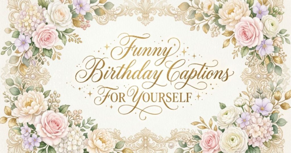Funny Birthday Captions for Yourself