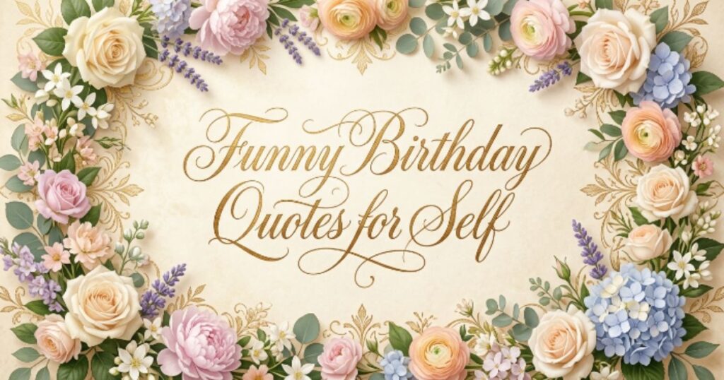Funny Birthday Quotes for Self