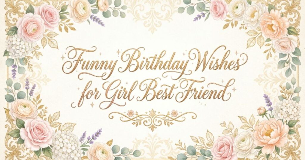 Funny Birthday Wishes for Girl Best Friend