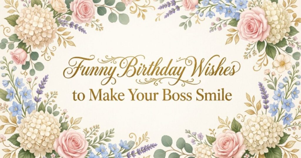 Funny Birthday Wishes to Make Your Boss Smile