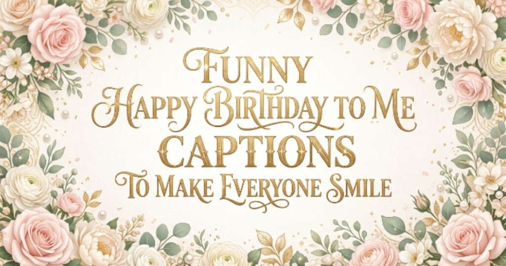 Funny Happy Birthday to Me Captions to Make Everyone Smile