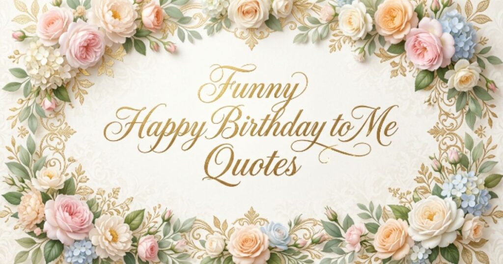 Funny Happy Birthday to Me Quotes