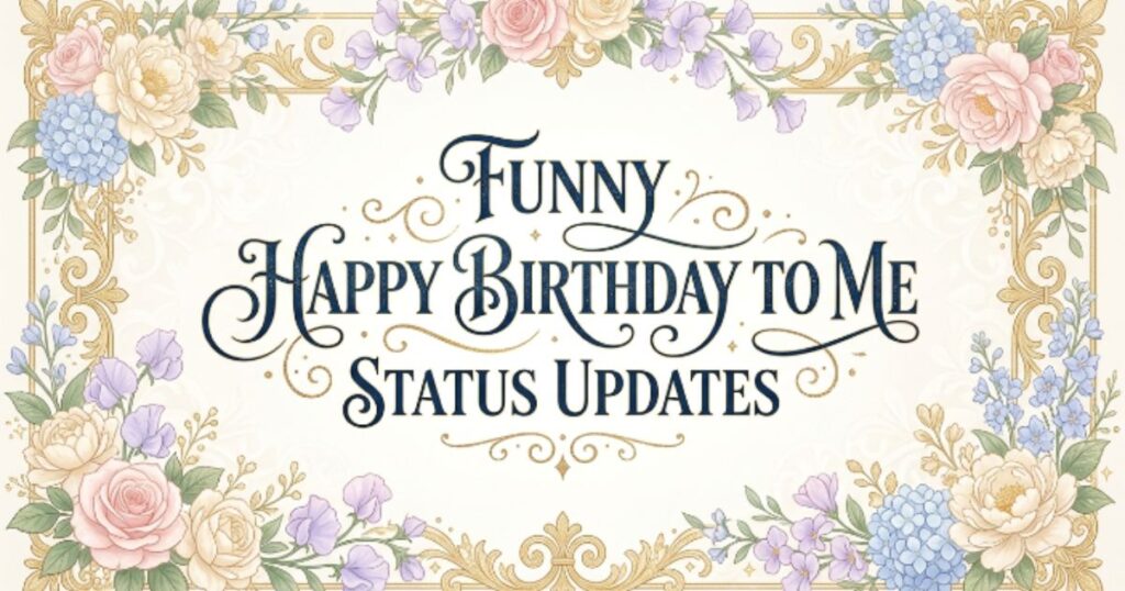 Funny Happy Birthday to Me Status Updates
