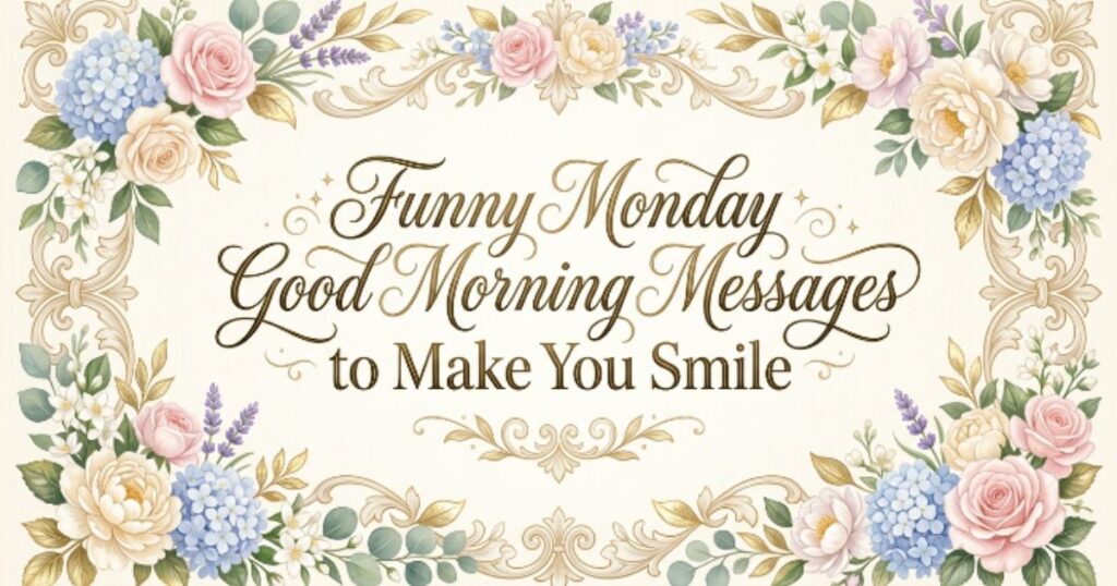 Funny Monday Good Morning Messages to Make You Smile