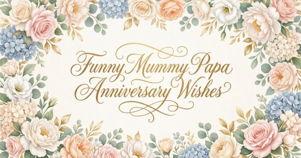 Funny Mummy Papa Anniversary Wishes