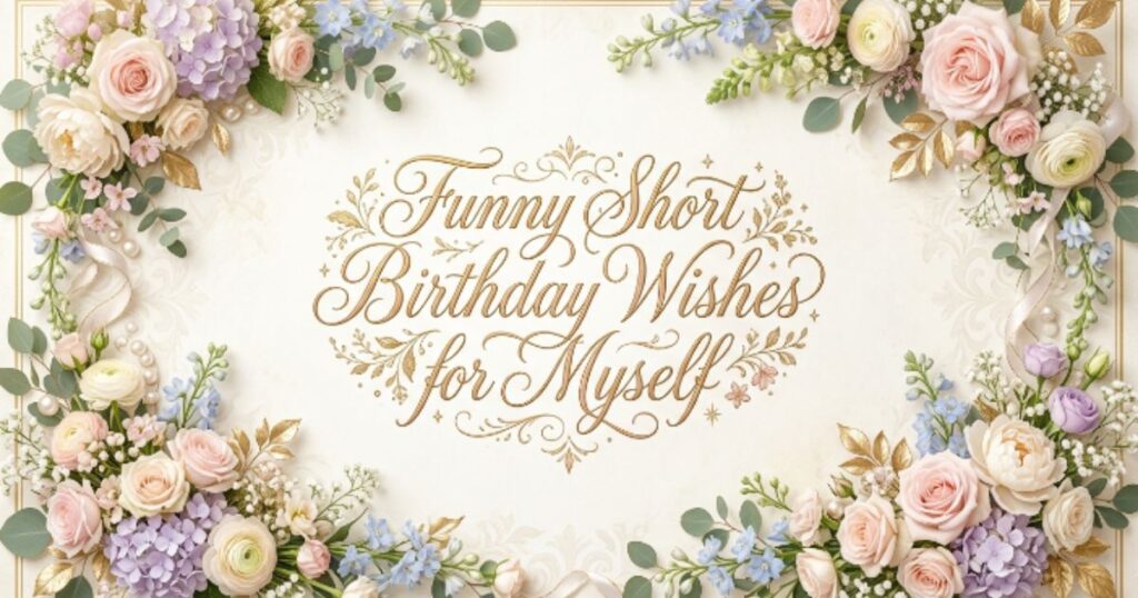 Funny Short Birthday Wishes for Myself