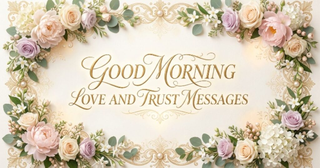 Good Morning Love and Trust Messages