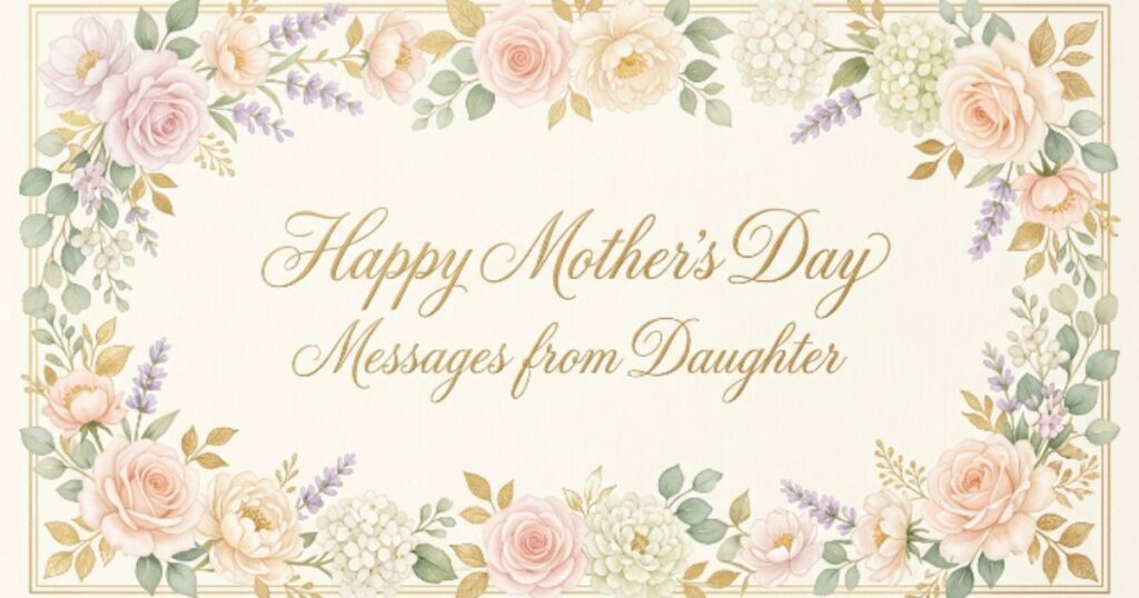 Happy Mother’s Day Messages from Daughter