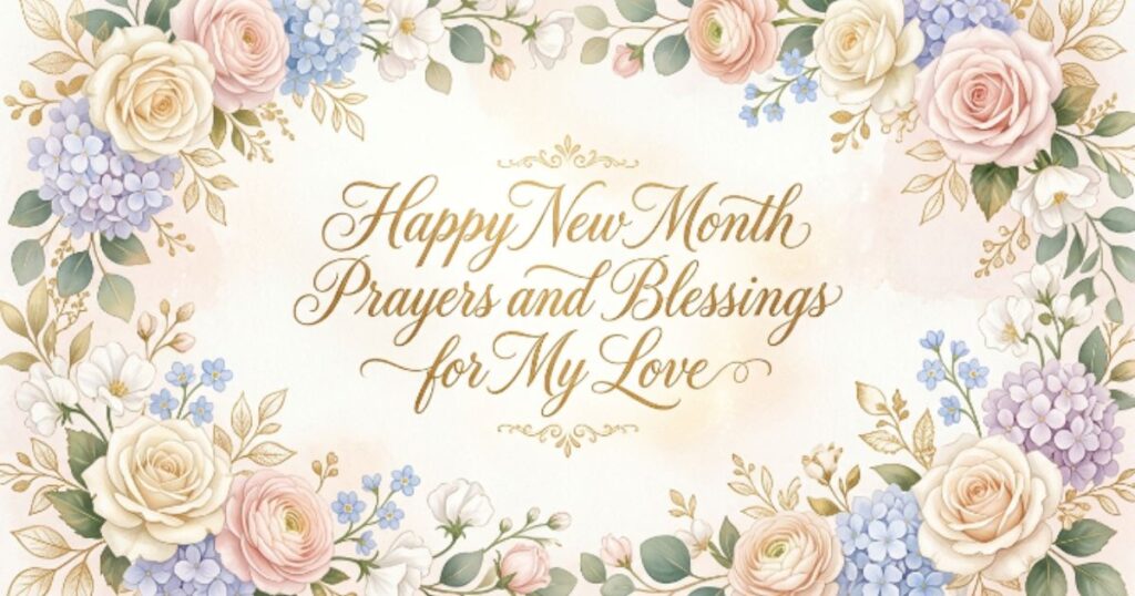 Happy New Month Prayers and Blessings for My Love