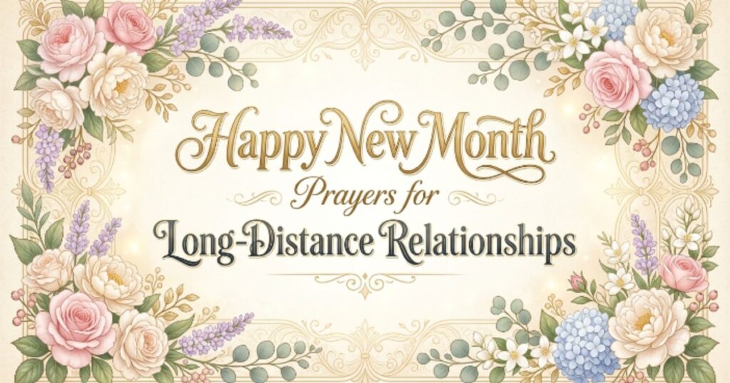 Happy New Month Prayers for Long-Distance Relationships