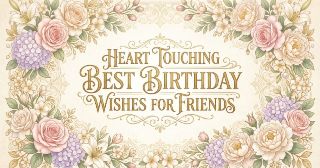 Heart Touching Best Birthday Wishes for Friends