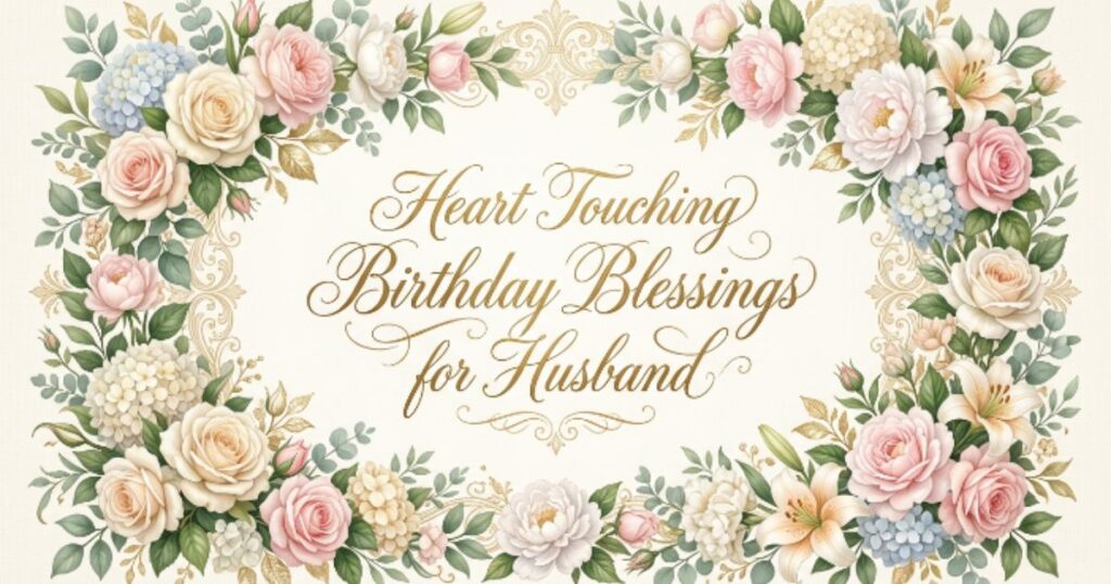 Heart Touching Birthday Blessings for Husband