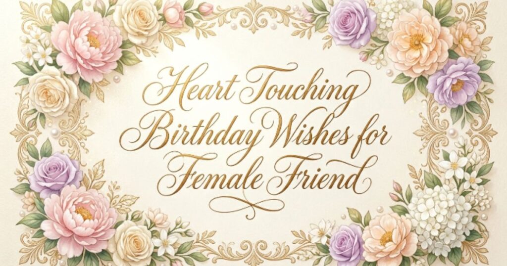 Heart Touching Birthday Wishes for Female Friend