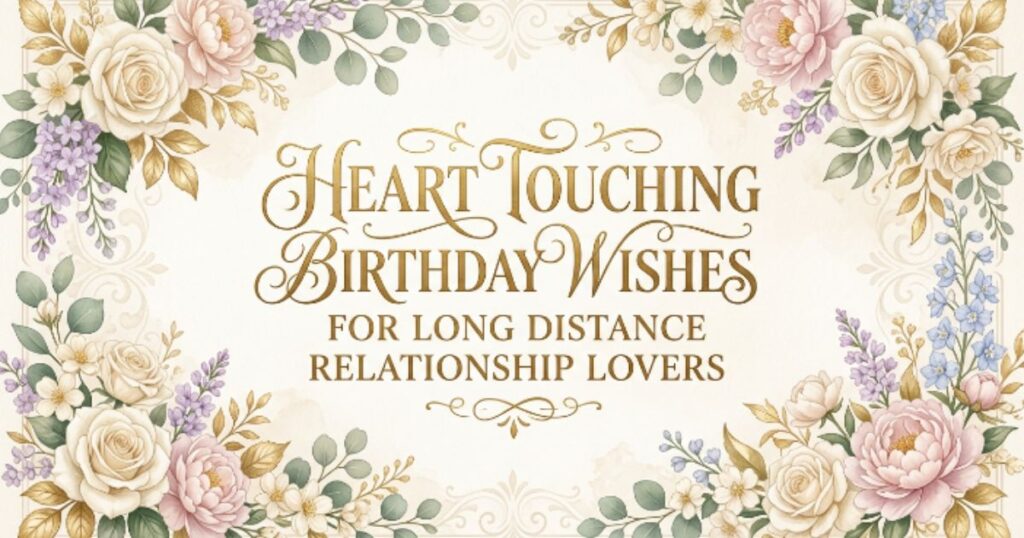 Heart Touching Birthday Wishes for Long Distance Relationship Lovers